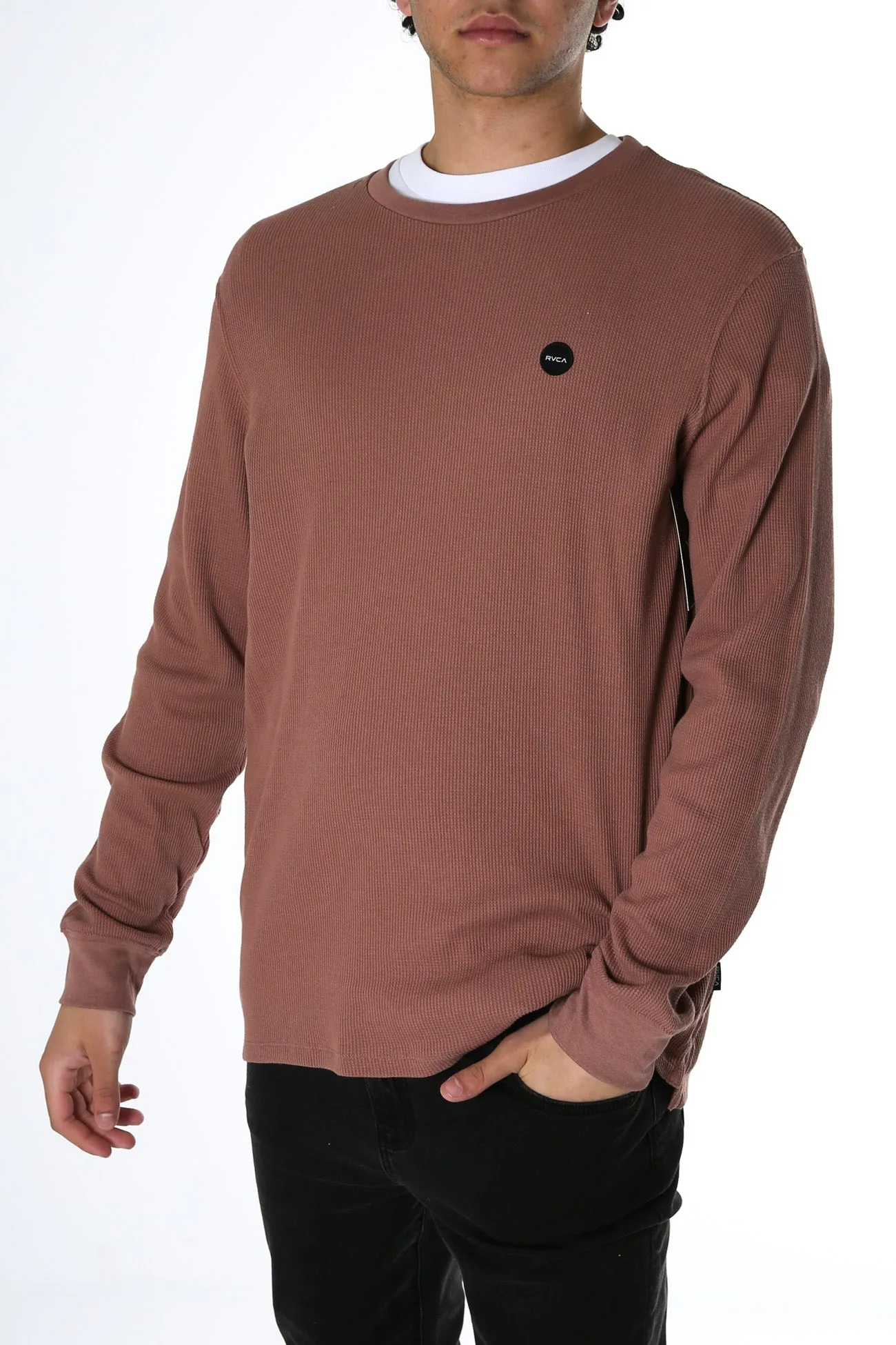 Motors Waffle Long Sleeve Tee Rustic