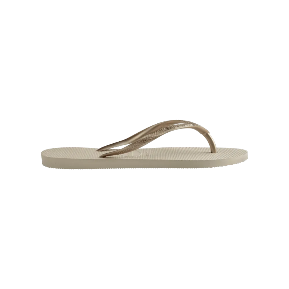 Neutrals Slim Flip Flops