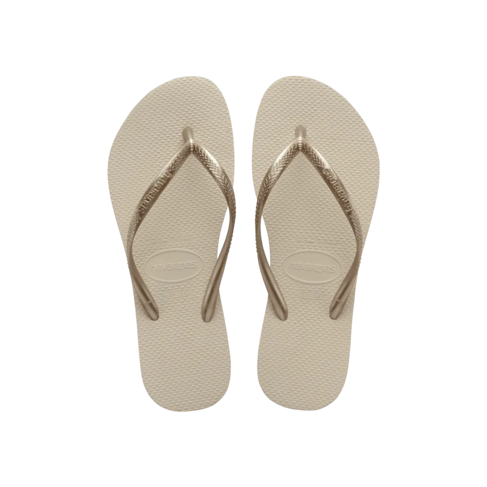 Neutrals Slim Flip Flops