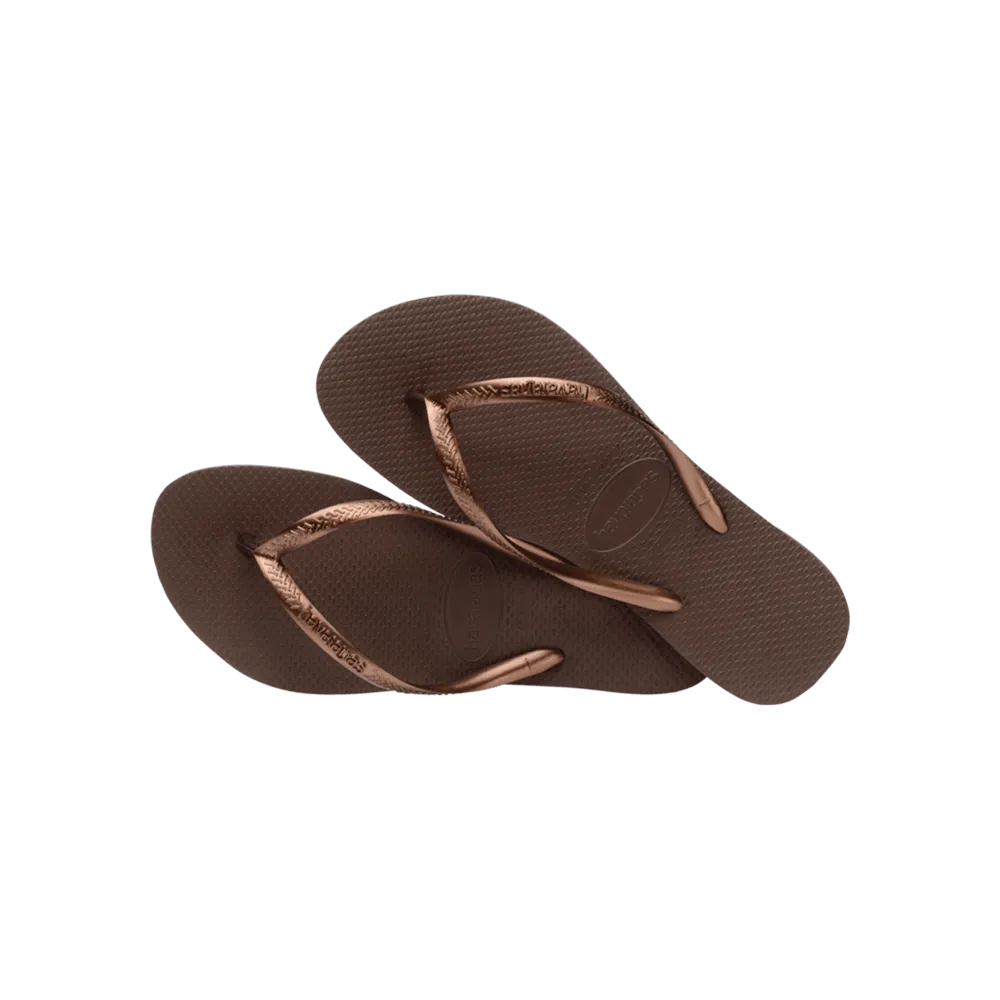Neutrals Slim Flip Flops