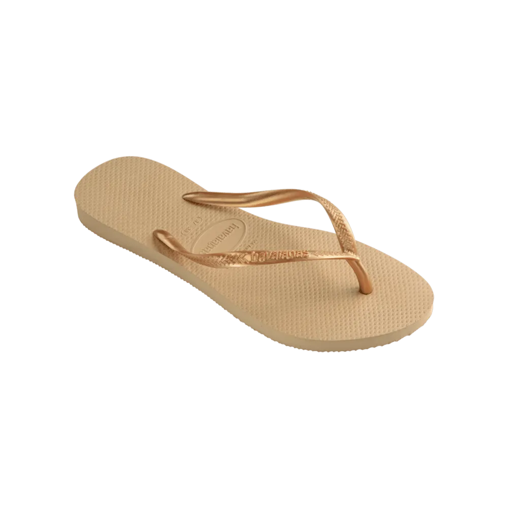 Neutrals Slim Flip Flops