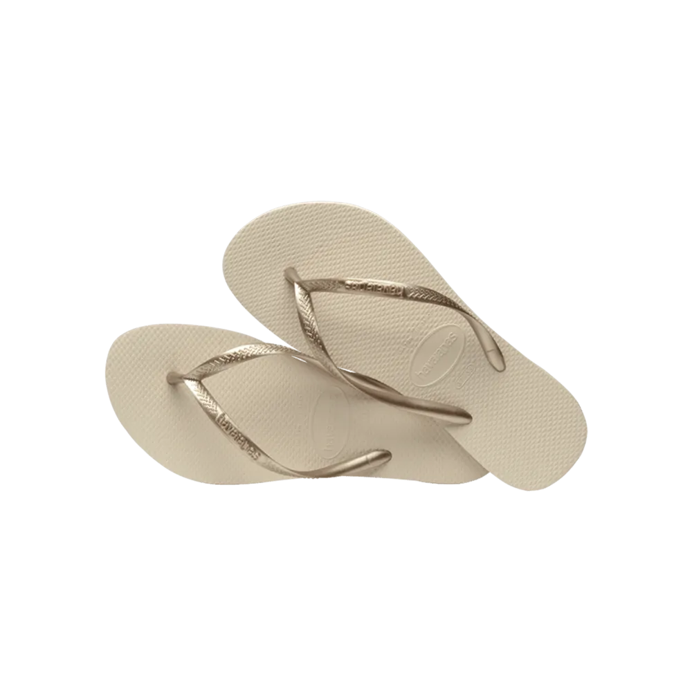 Neutrals Slim Flip Flops