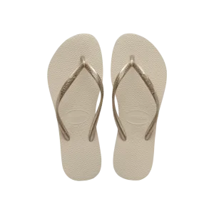 Neutrals Slim Flip Flops