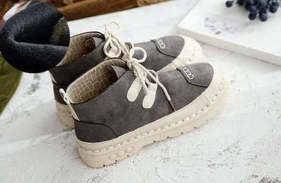 New Lace Up Vintage Ankle Boots