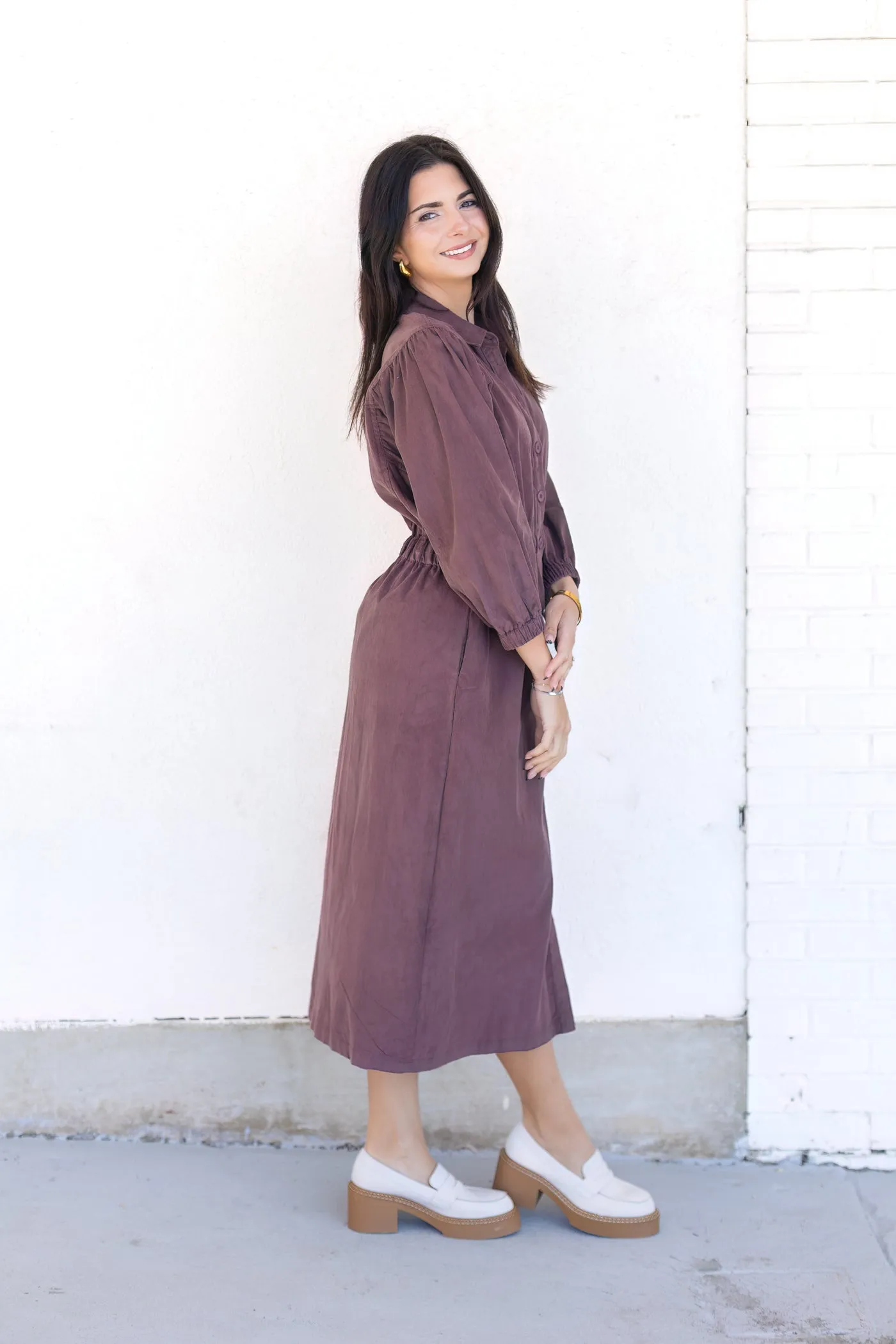 PAISLEY MIDI DRESS