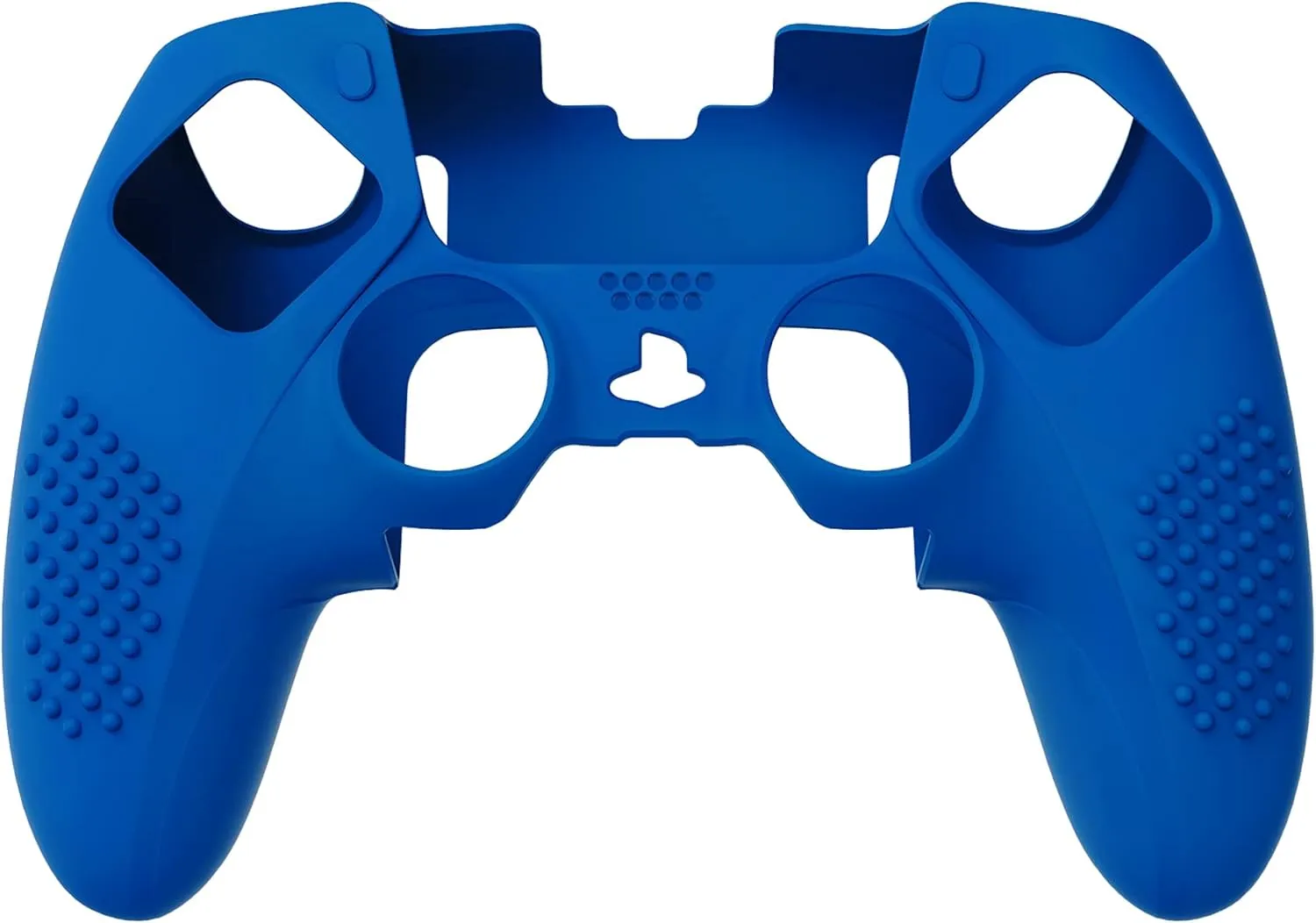 PlayVital 3D Studded Edition Anti-Slip Silicone Cover Case for ps5 Edge Controller, Soft Rubber Protector Skin for ps5 Edge Wireless Controller with 6 Thumb Grip Caps - Blue