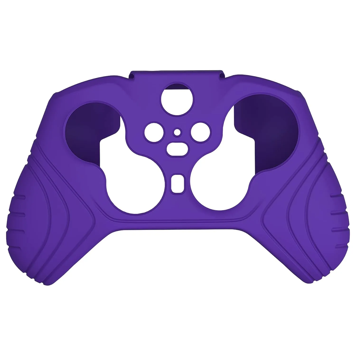 PlayVital Samurai Edition Anti Slip Silicone Case Cover for Xbox Elite Wireless Controller Series 2 Core, Ergonomic Soft Rubber Skin Protector for Xbox Elite Series 2 with Thumb Grip Caps - Purple