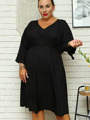 Plus size dress model 168959 Karko