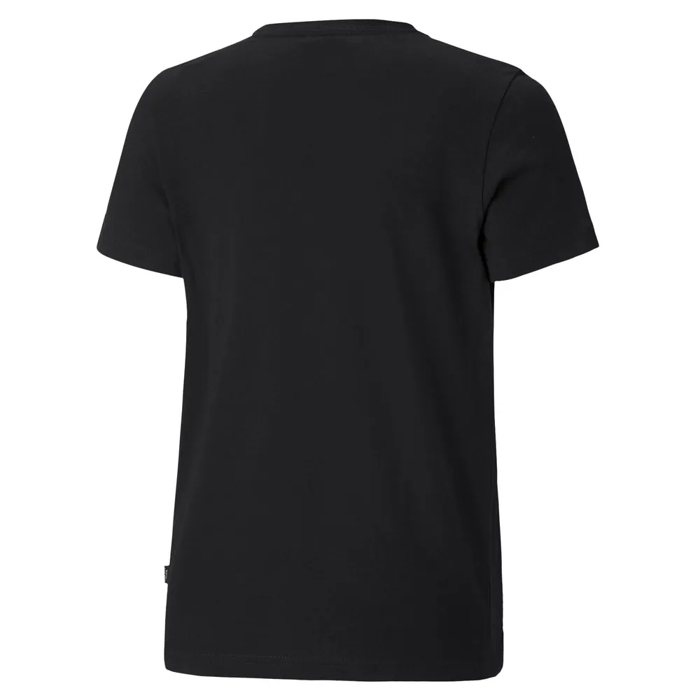 PUMA ESSENTIALS LOGO BOY'S TEE JR BLACK