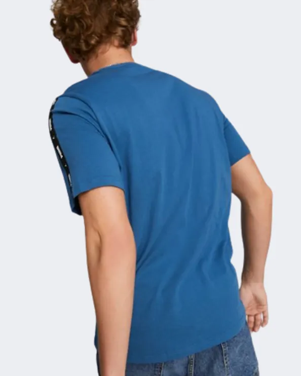 Puma Essentials  Tape Men Lifestyle T-Shirt Blue 84738217