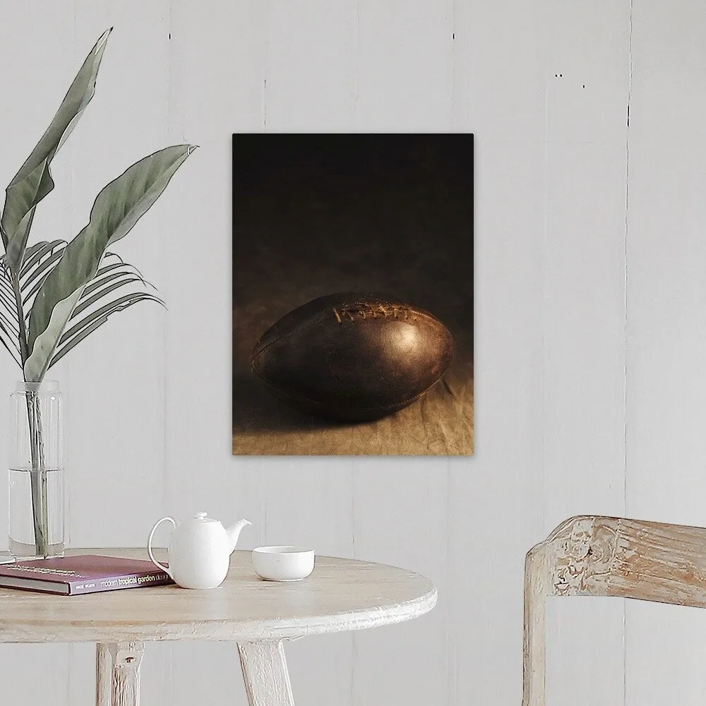 "Antique football" Canvas Wall Art
