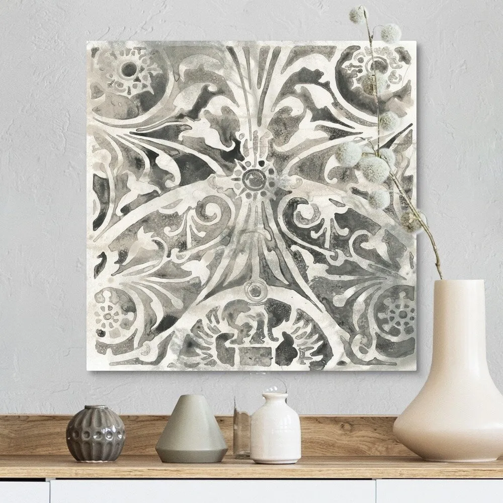 "Antique Stone Tile IV" Canvas Wall Art