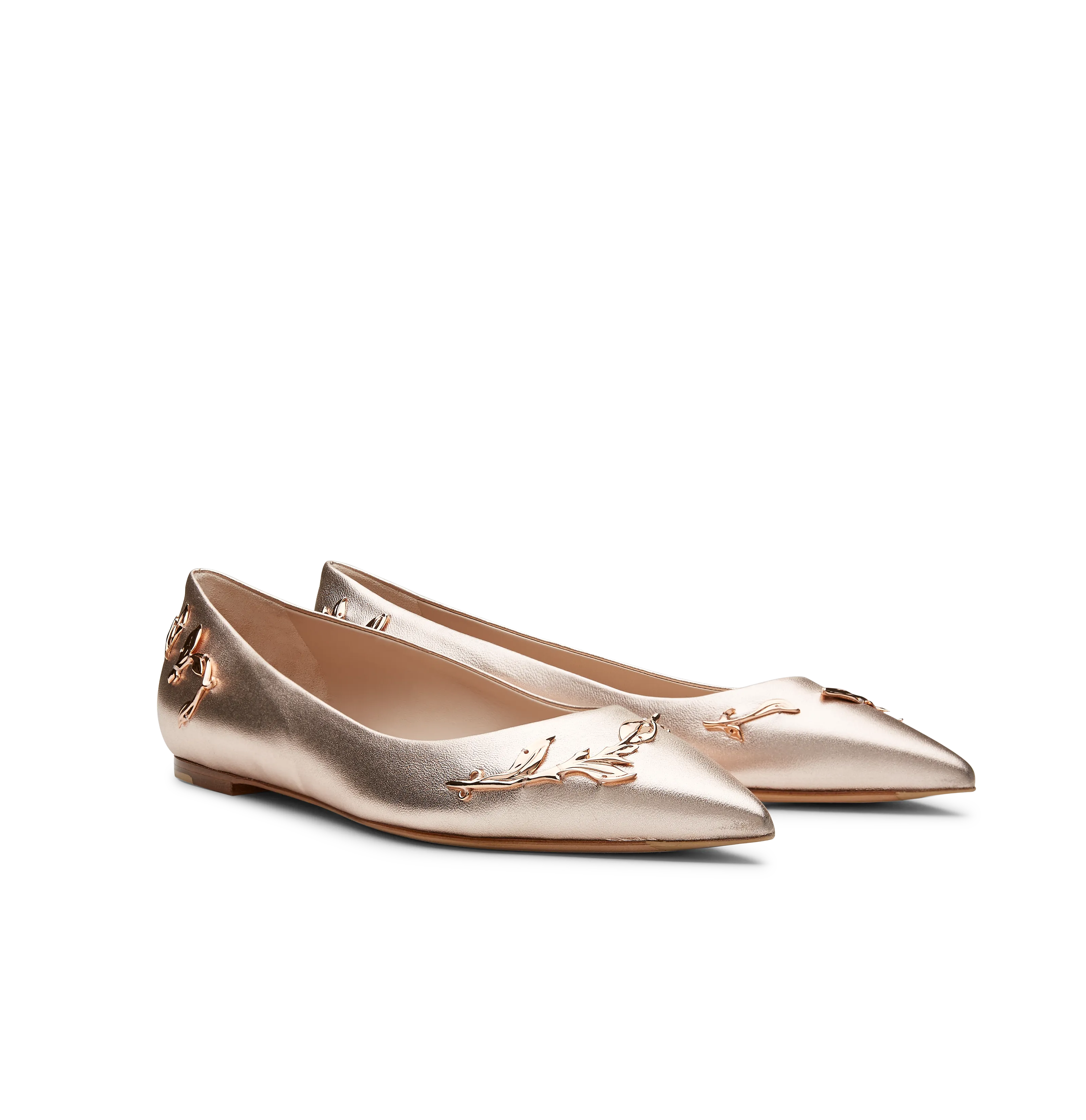Rose Gold Napa With Rose Gold Leaves