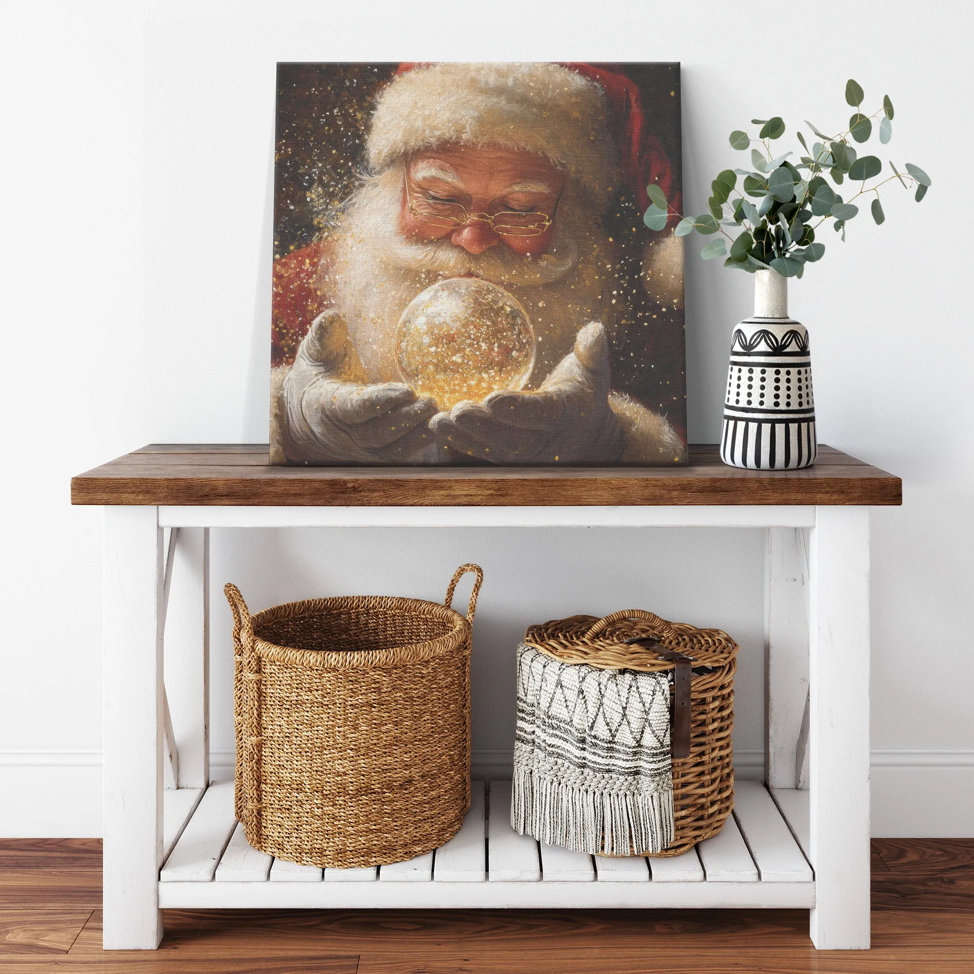 Santa Art Crystal Ball