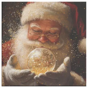 Santa Art Crystal Ball