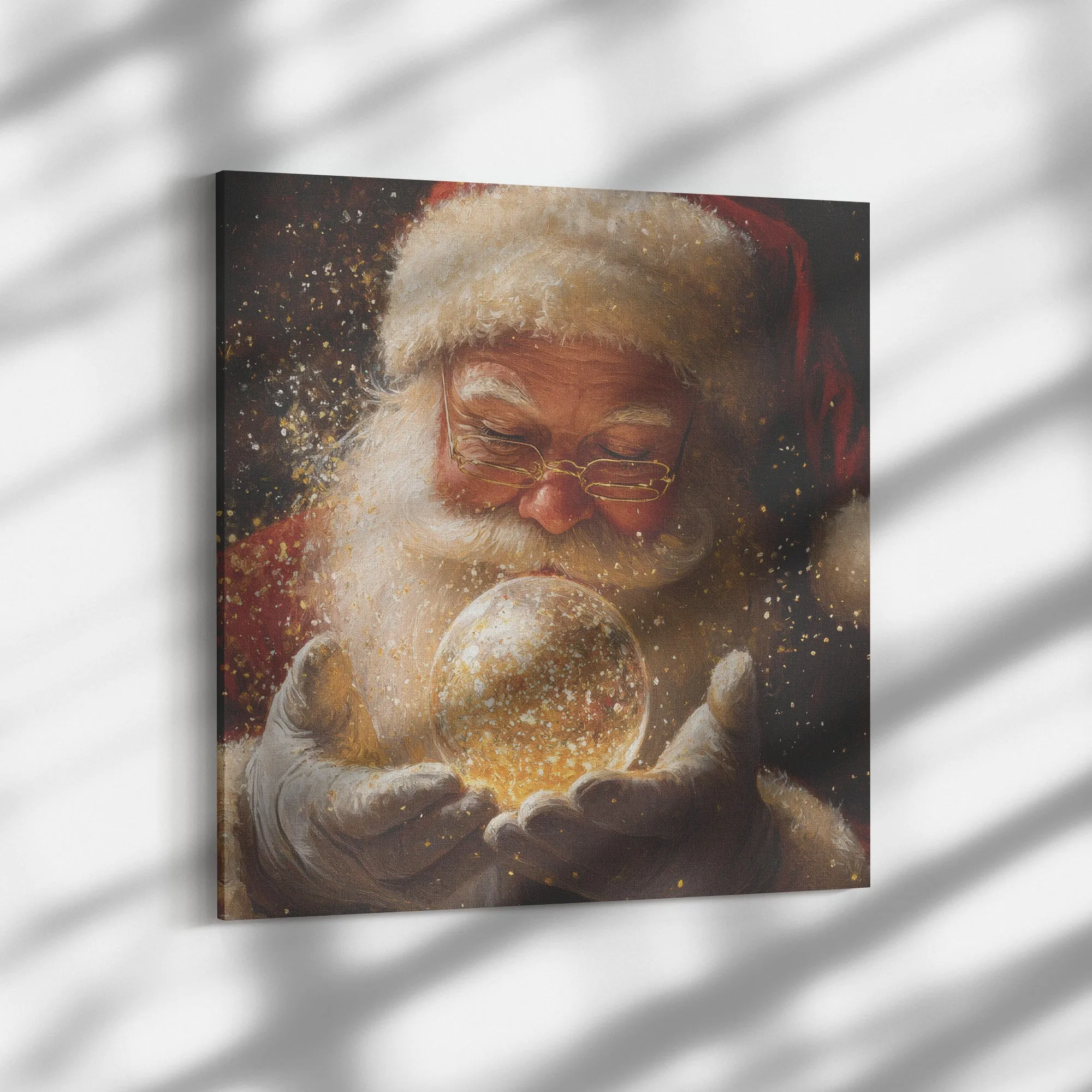 Santa Art Crystal Ball