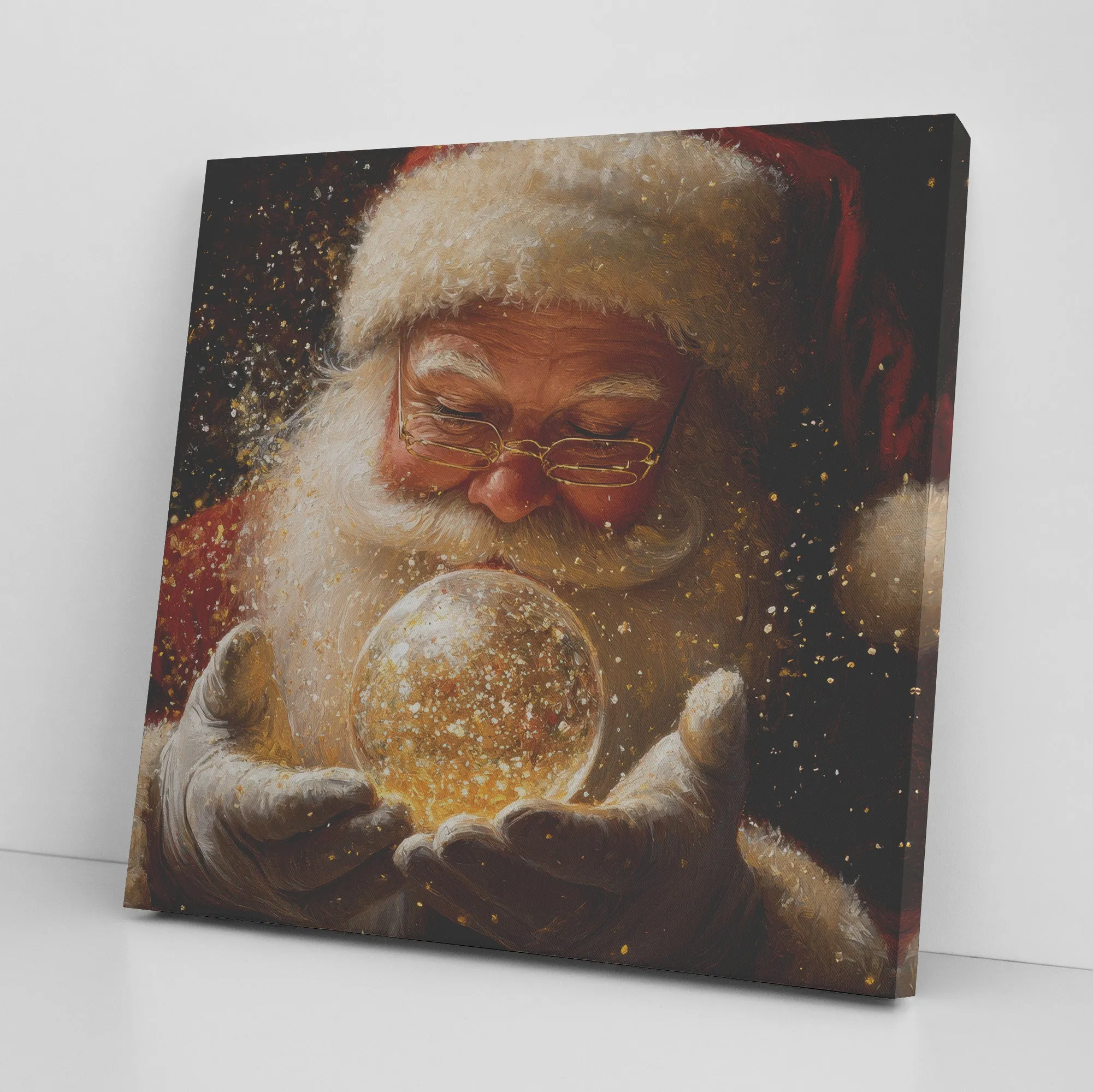 Santa Art Crystal Ball