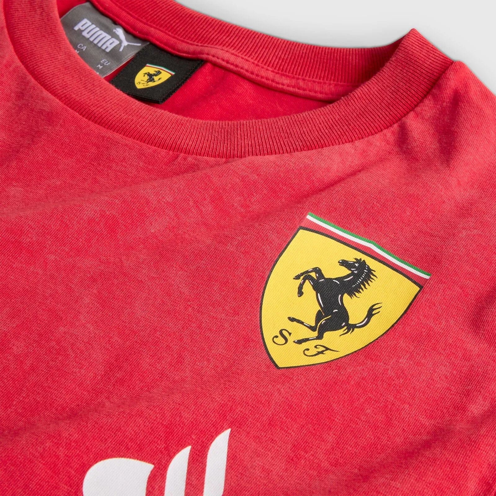 Scuderia Ferrari F1 Special Edition Las Vegas GP Team T-Shirt - Desert Sun Red