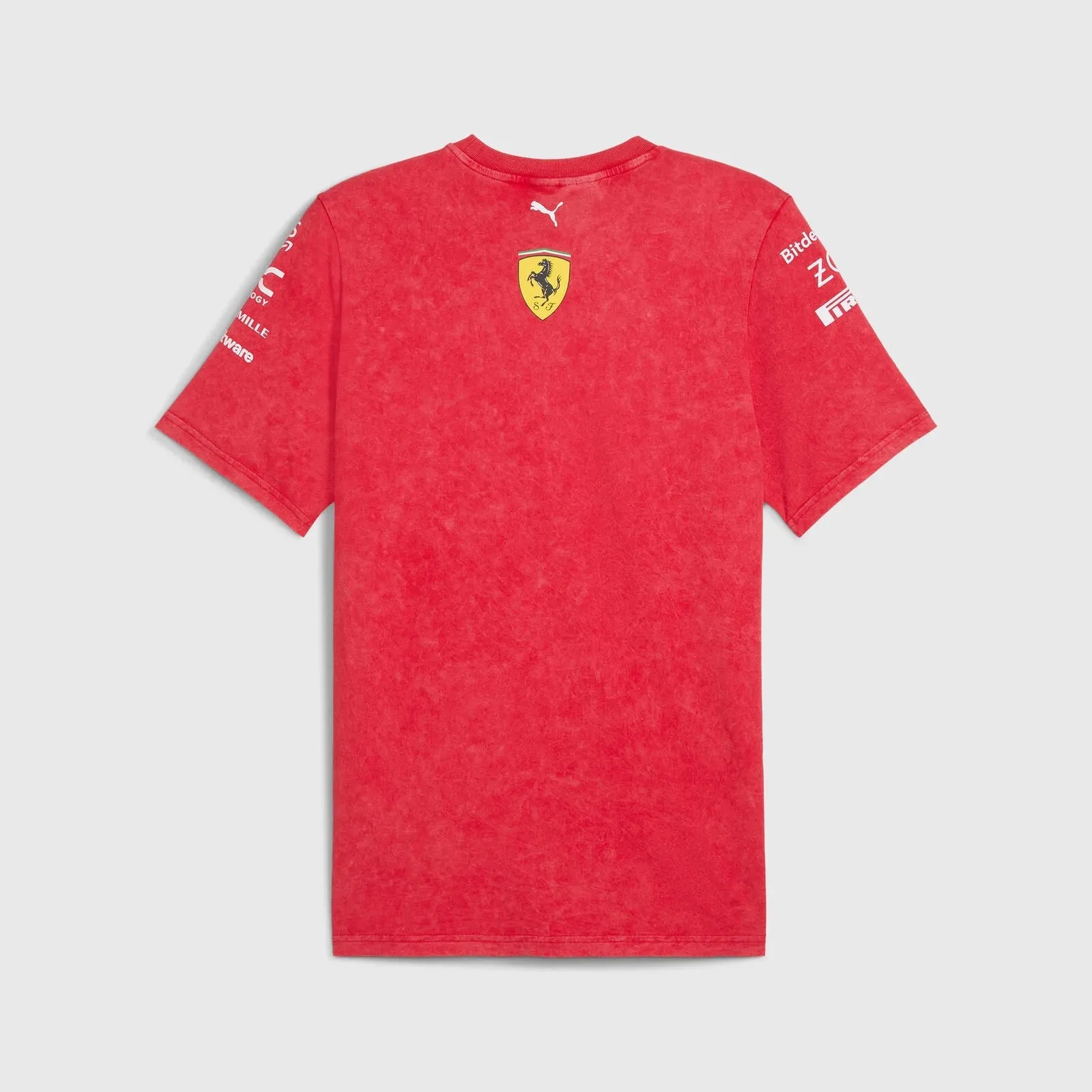 Scuderia Ferrari F1 Special Edition Las Vegas GP Team T-Shirt - Desert Sun Red