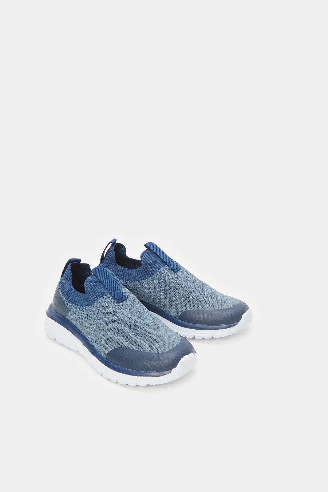 Senior Girls Navy Slip-Ons