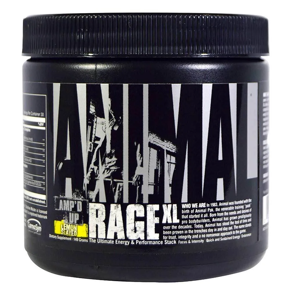Universal Nutrition Animal Rage XL 30 Servings