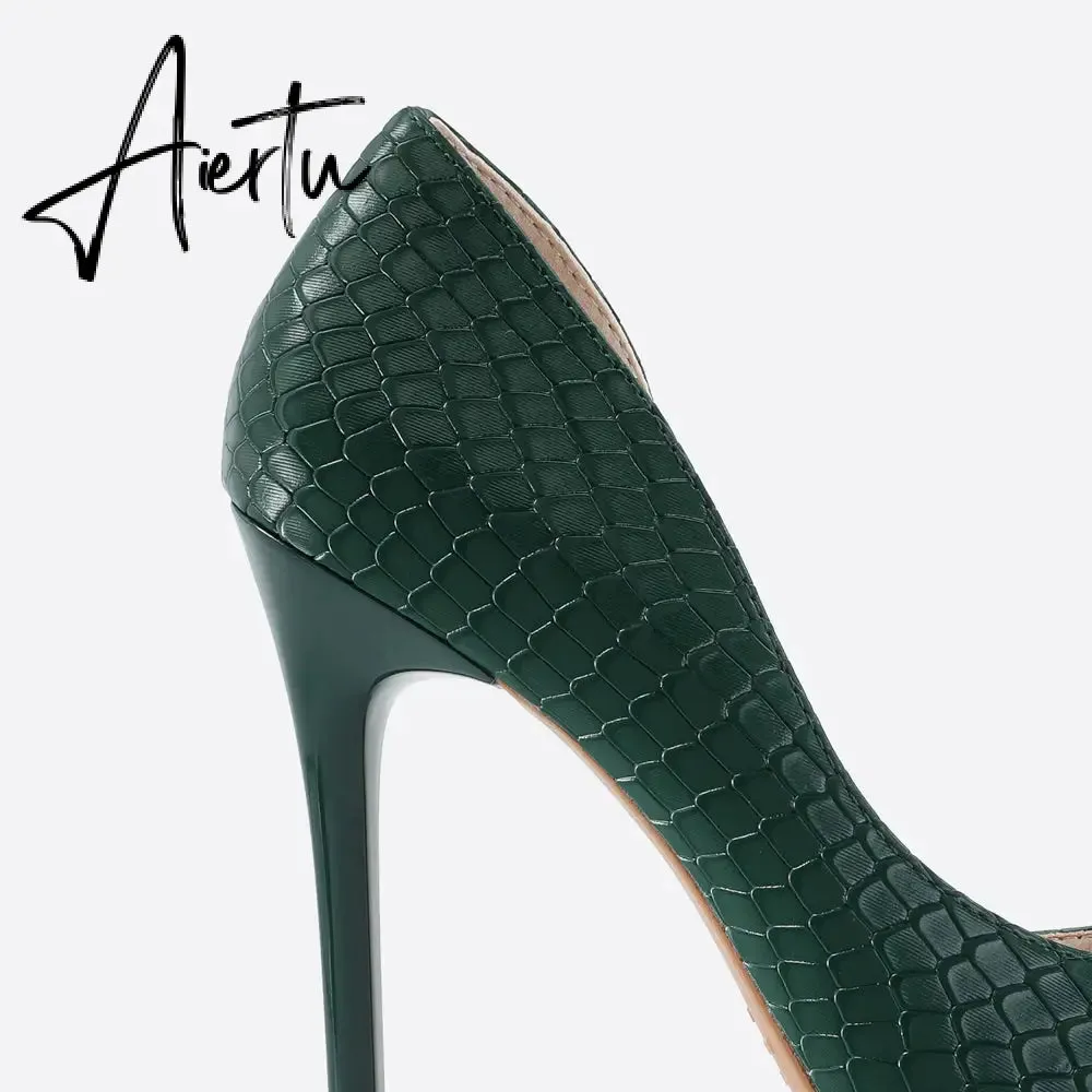 Women Point Toe Stiletto Heeled Pumps