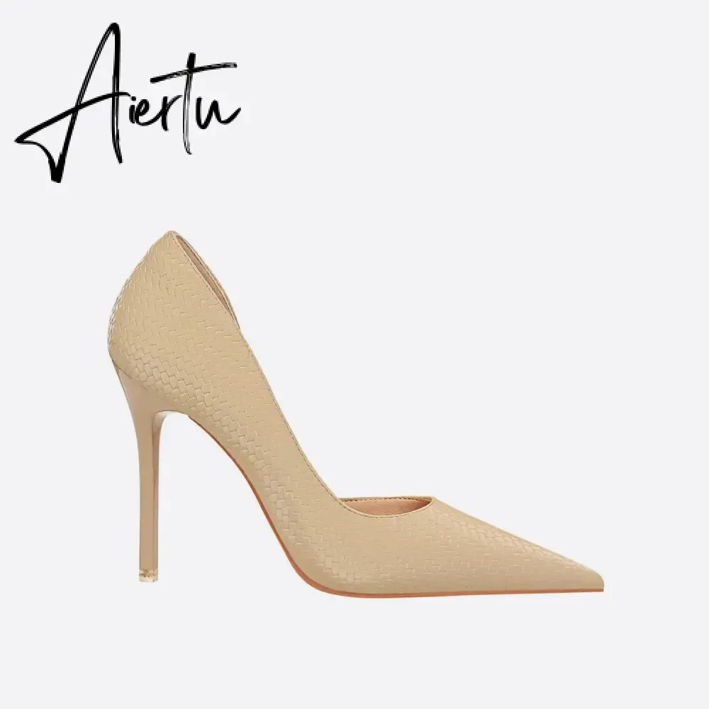 Women Point Toe Stiletto Heeled Pumps