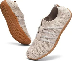 Women's Minimalist Barefoot Walking Shoes Wide Toe Box Flats Lightweight Casual Gym Athletic Sneakers