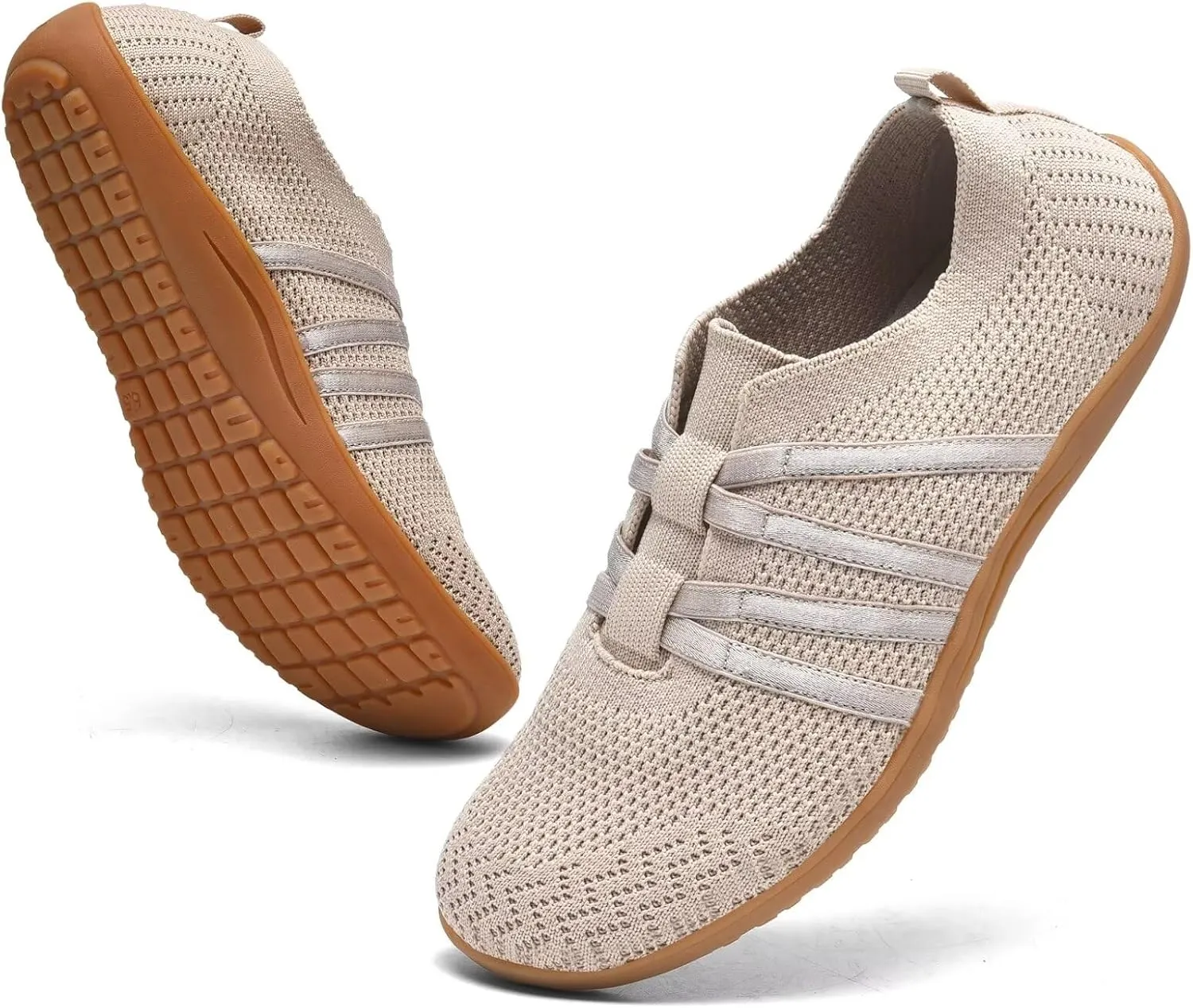 Women's Minimalist Barefoot Walking Shoes Wide Toe Box Flats Lightweight Casual Gym Athletic Sneakers