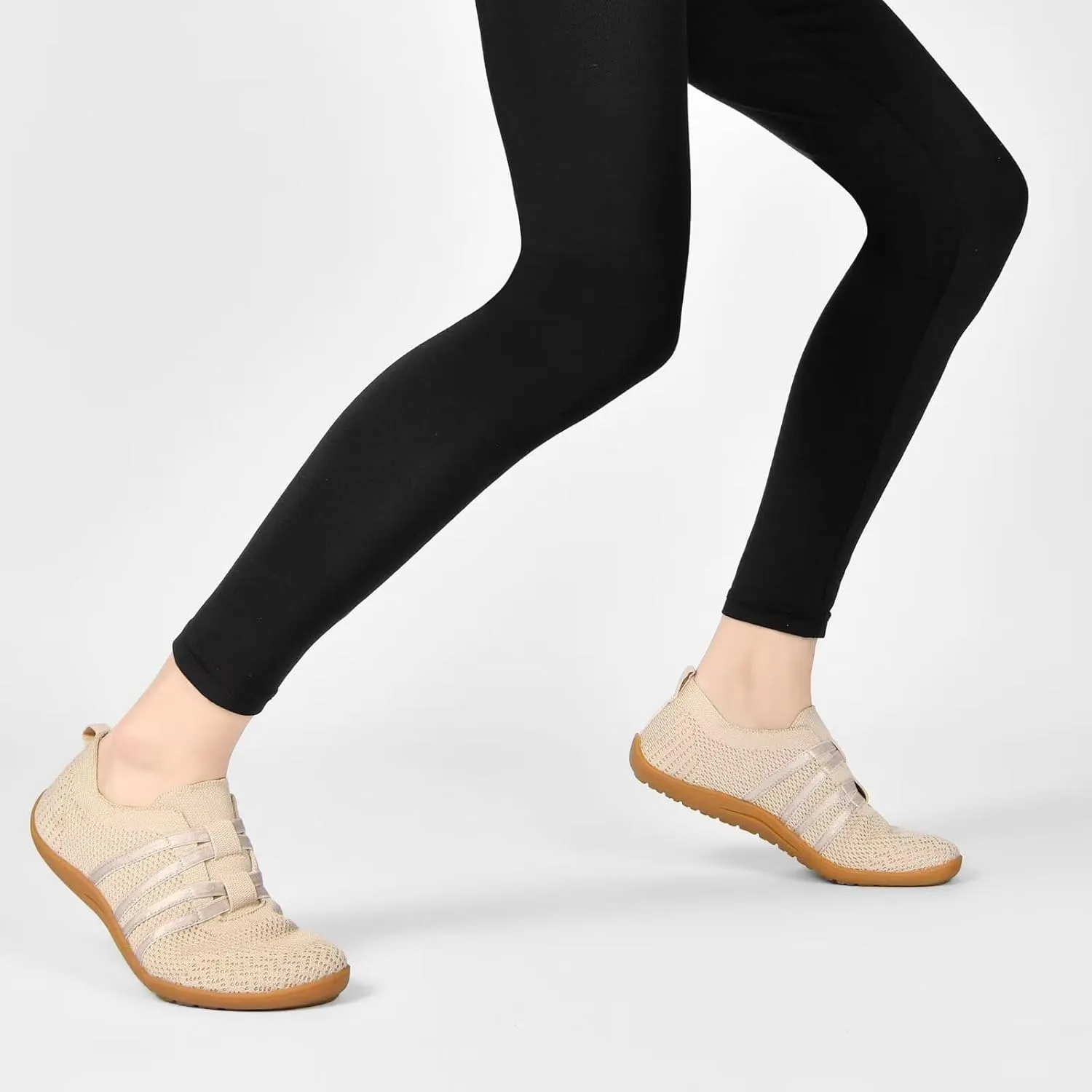 Women's Minimalist Barefoot Walking Shoes Wide Toe Box Flats Lightweight Casual Gym Athletic Sneakers