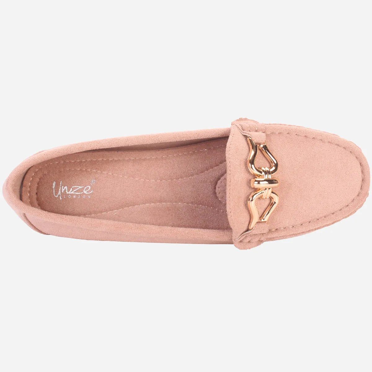 Womens "DOIRE" Flat Comfy Slide In Moccasins