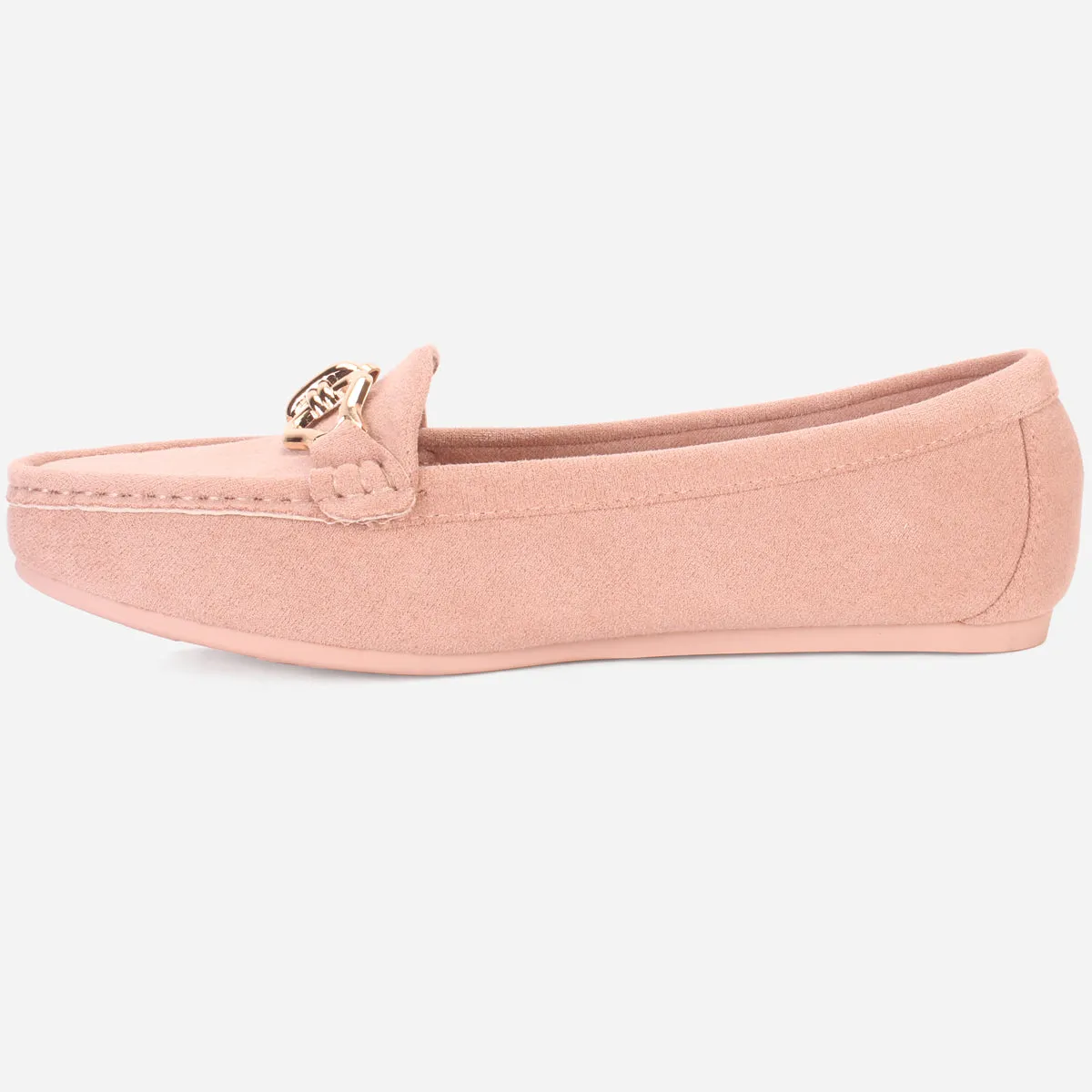 Womens "DOIRE" Flat Comfy Slide In Moccasins