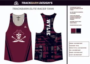 Wylie-Pirates- Youth Track Singlet